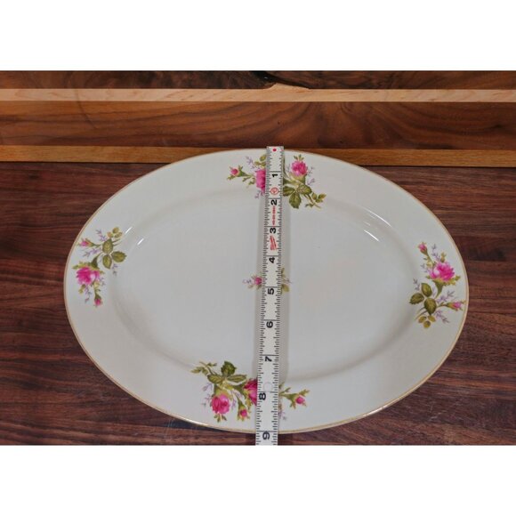 Thames Porcelain China "Moss Rose" 12" Platter - Picture 3 of 5